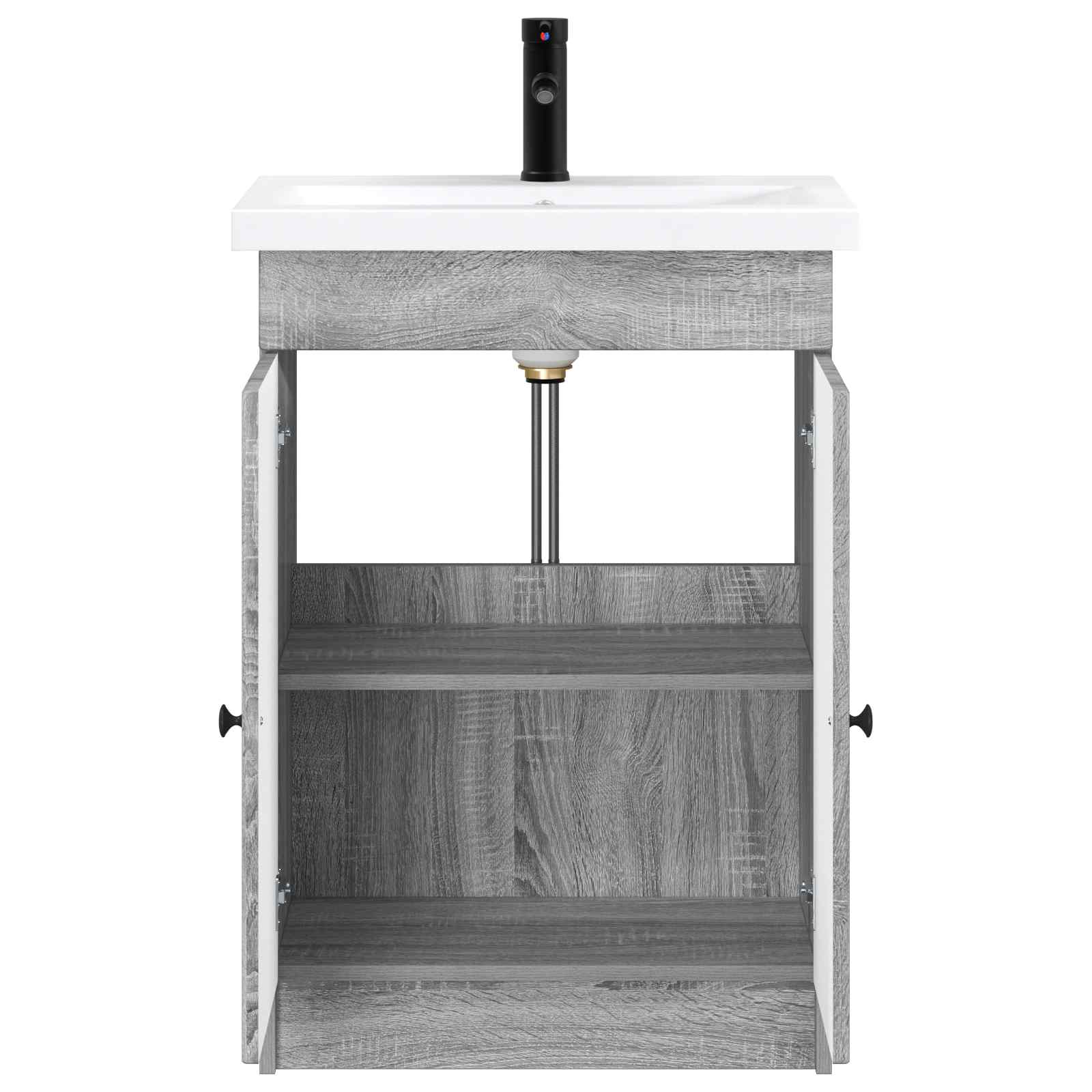 Σετ Επίπλων Μπάνιου Γκρι Sonoma 56 x 37,5 x 81 εκ