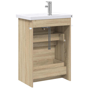 Σετ Επίπλων Μπάνιου Sonoma Δρυς 61 x 40 x 84,5 εκ - Pakobazaar