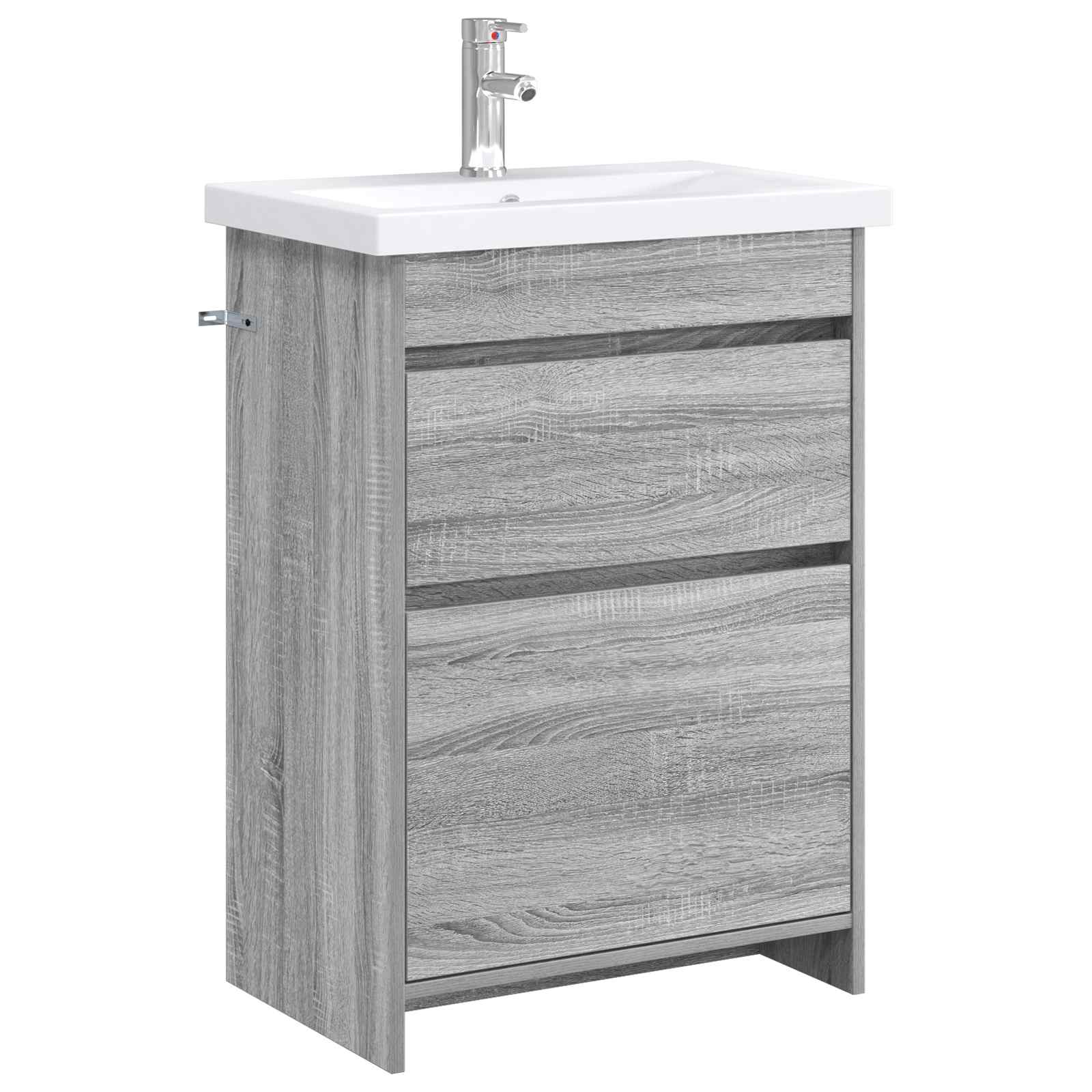 Σετ Επίπλων Μπάνιου Γκρι Sonoma 61 x 40 x 84,5 εκ - Pakobazaar