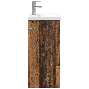 Σετ Επίπλων Μπάνιου Παλαιωμένο ξύλο 61 x 40 x 84,5 εκ - Pakobazaar