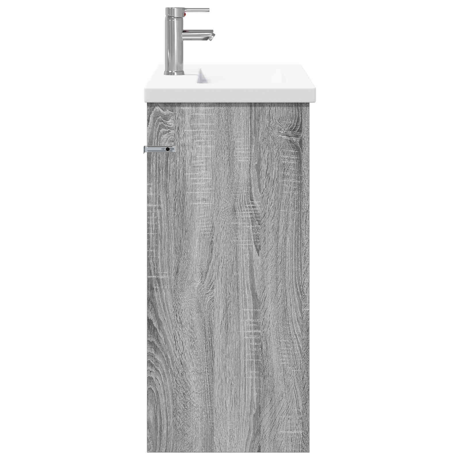 Σετ Επίπλων Μπάνιου Γκρι Sonoma 81 x 40 x 84,5 εκ