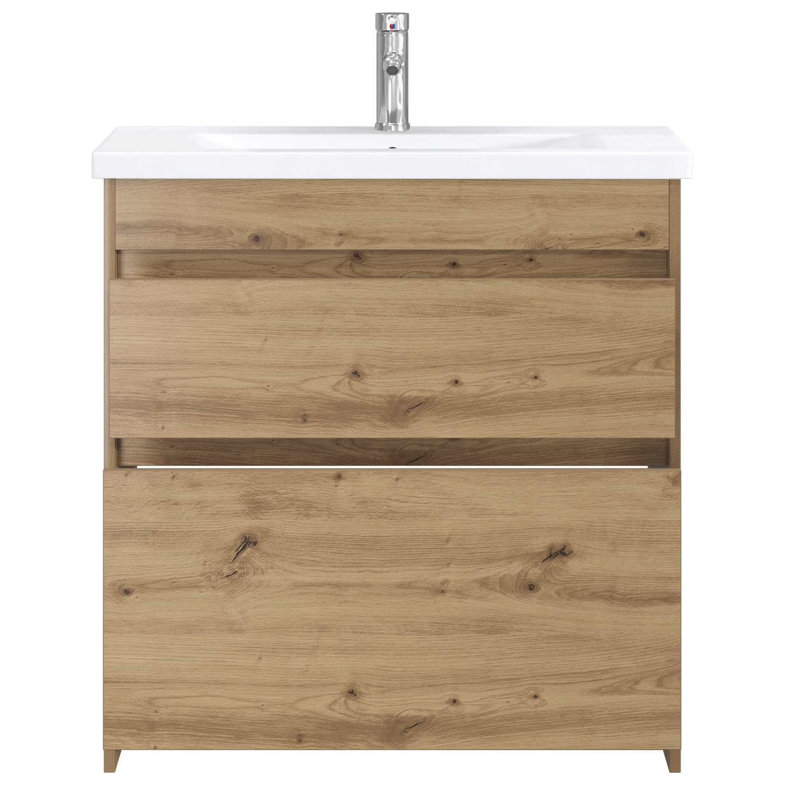 Σετ Επίπλων Μπάνιου Artisan Δρυς 81 x 40 x 84,5 εκ