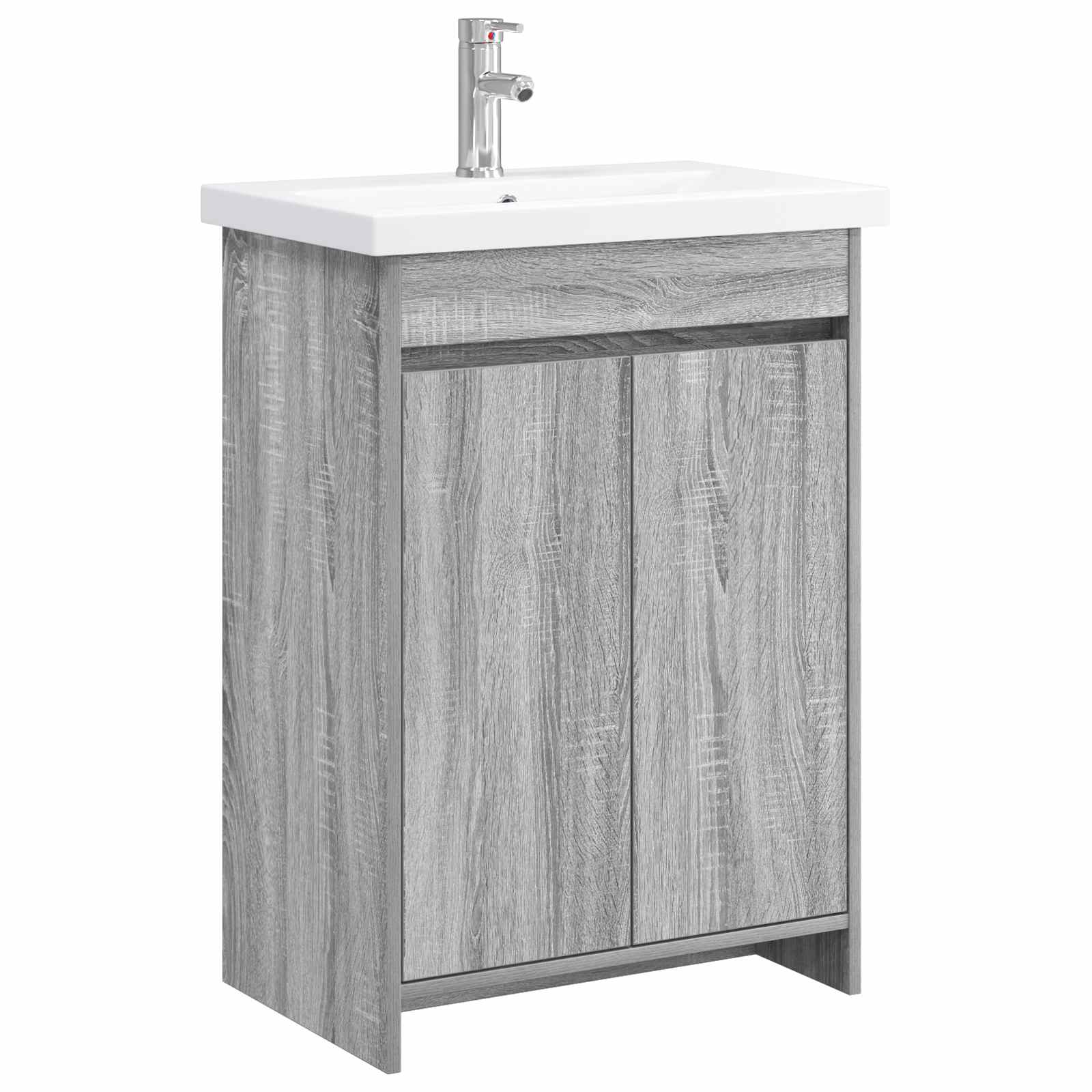 Σετ Επίπλων Μπάνιου Γκρι Sonoma 61 x 40 x 84,5 εκ - Pakobazaar