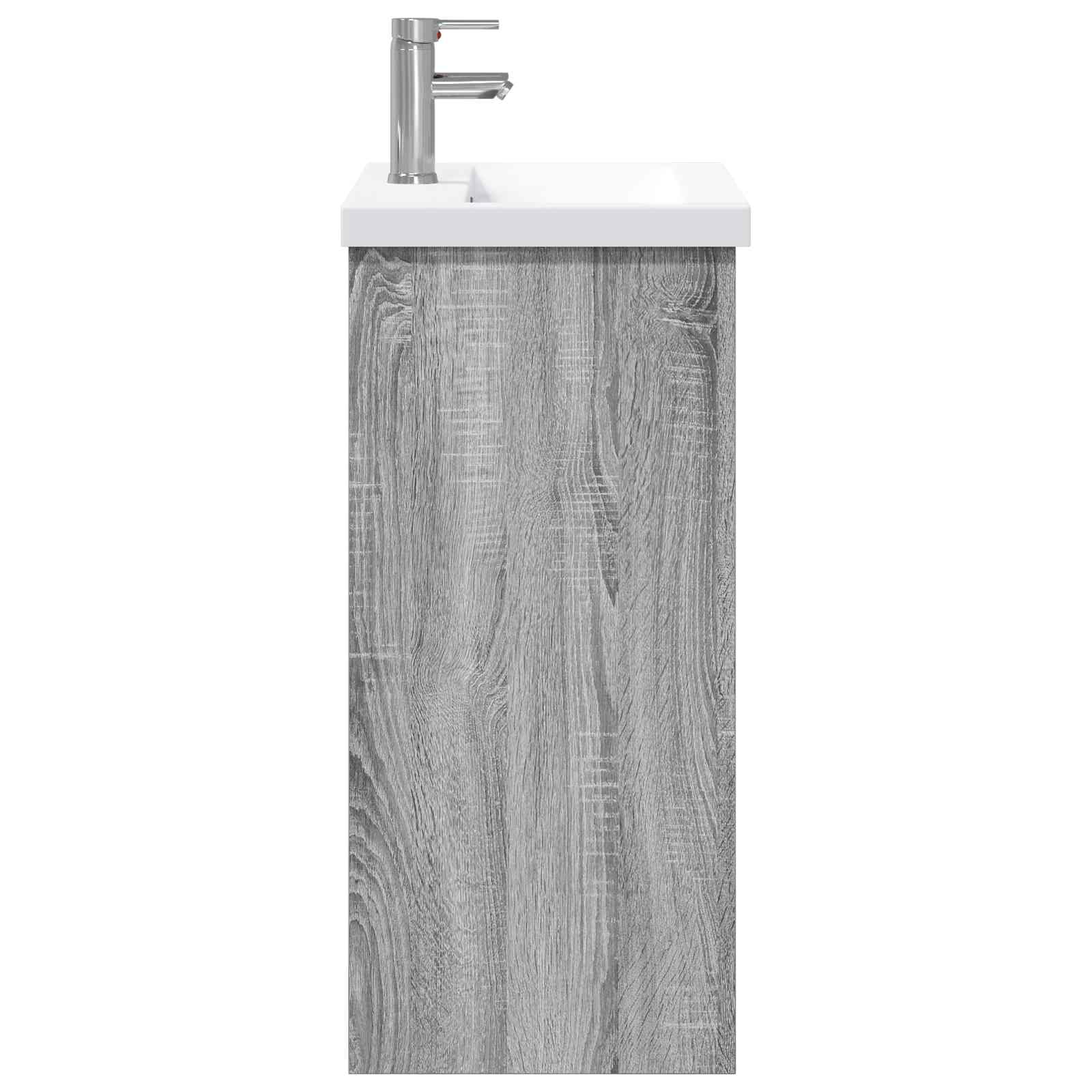 Σετ Επίπλων Μπάνιου Γκρι Sonoma 61 x 40 x 84,5 εκ - Pakobazaar