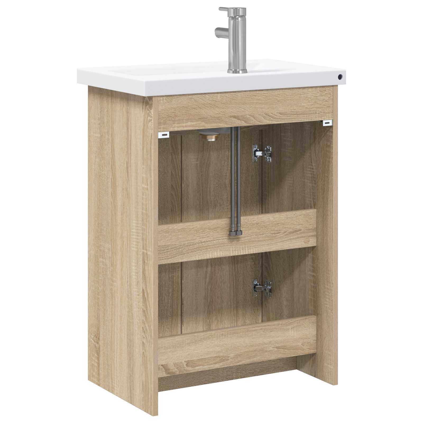 Σετ Επίπλων Μπάνιου Sonoma Δρυς 81 x 40 x 84,5 εκ - Pakobazaar