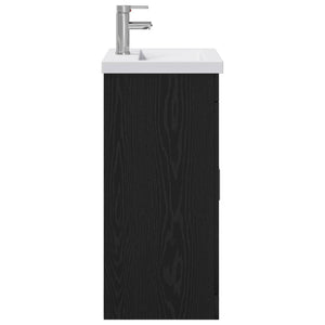 Σετ Επίπλων Μπάνιου Μαύρη Δρυς 61 x 40 x 84,5 εκ - Pakobazaar
