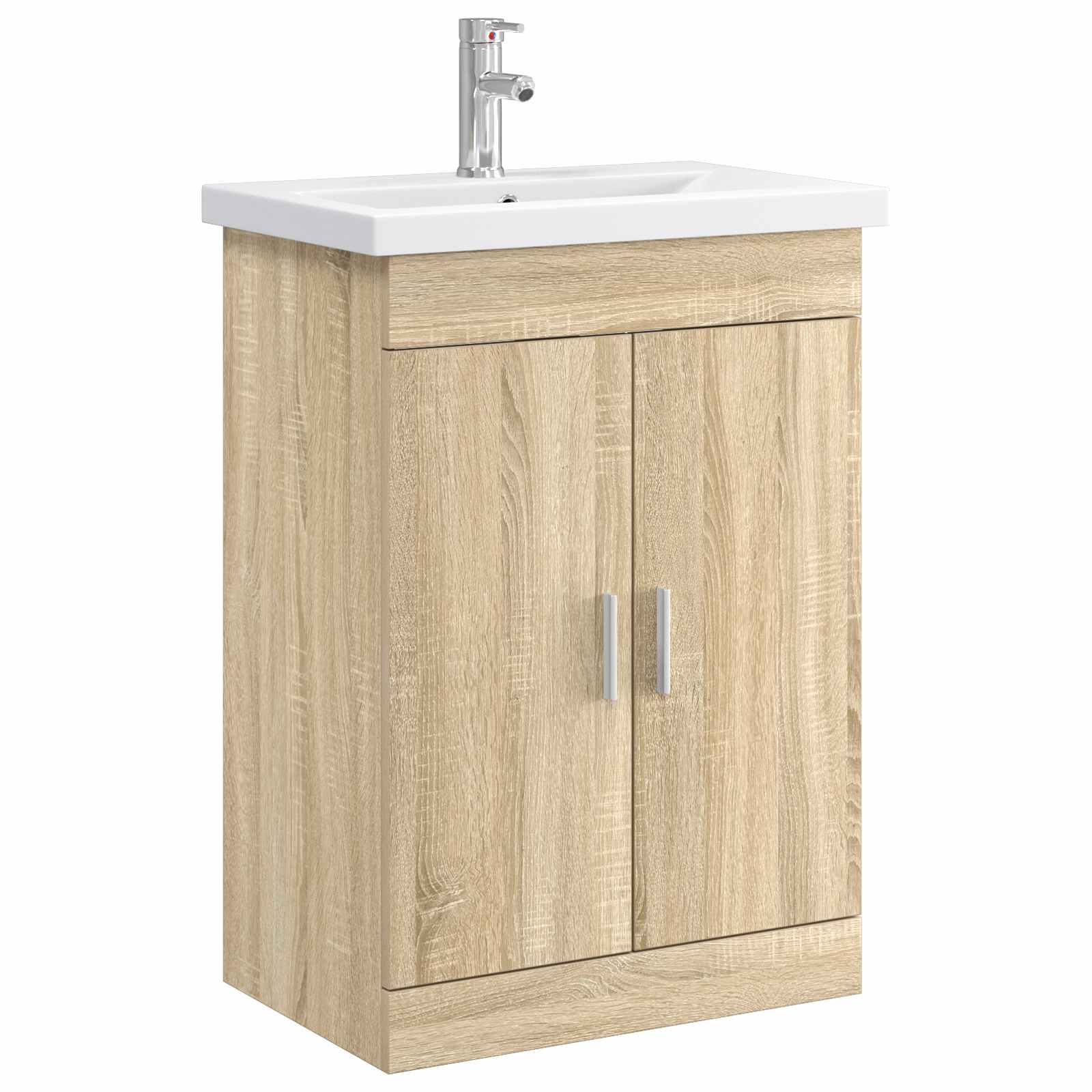 Σετ Επίπλων Μπάνιου Sonoma Δρυς 61 x 40 x 84,5 εκ - Pakobazaar