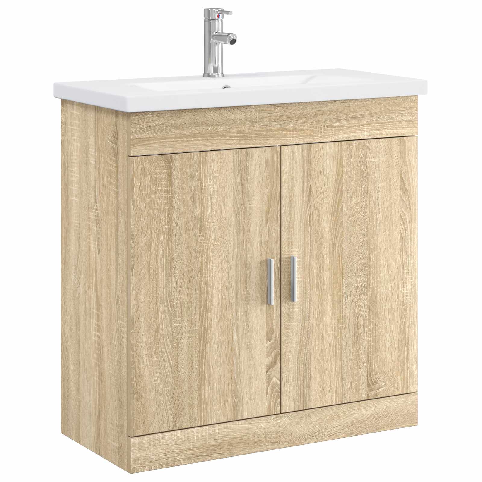 Σετ Επίπλων Μπάνιου Sonoma Δρυς 81 x 40 x 84,5 εκ - Pakobazaar