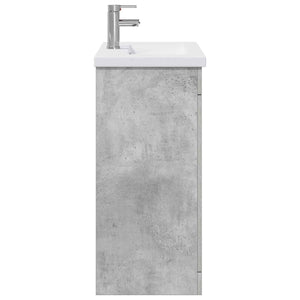 Σετ Επίπλων Μπάνιου Γκρι Σκυροδέματος 81 x 40 x 84,5 εκ - Pakobazaar