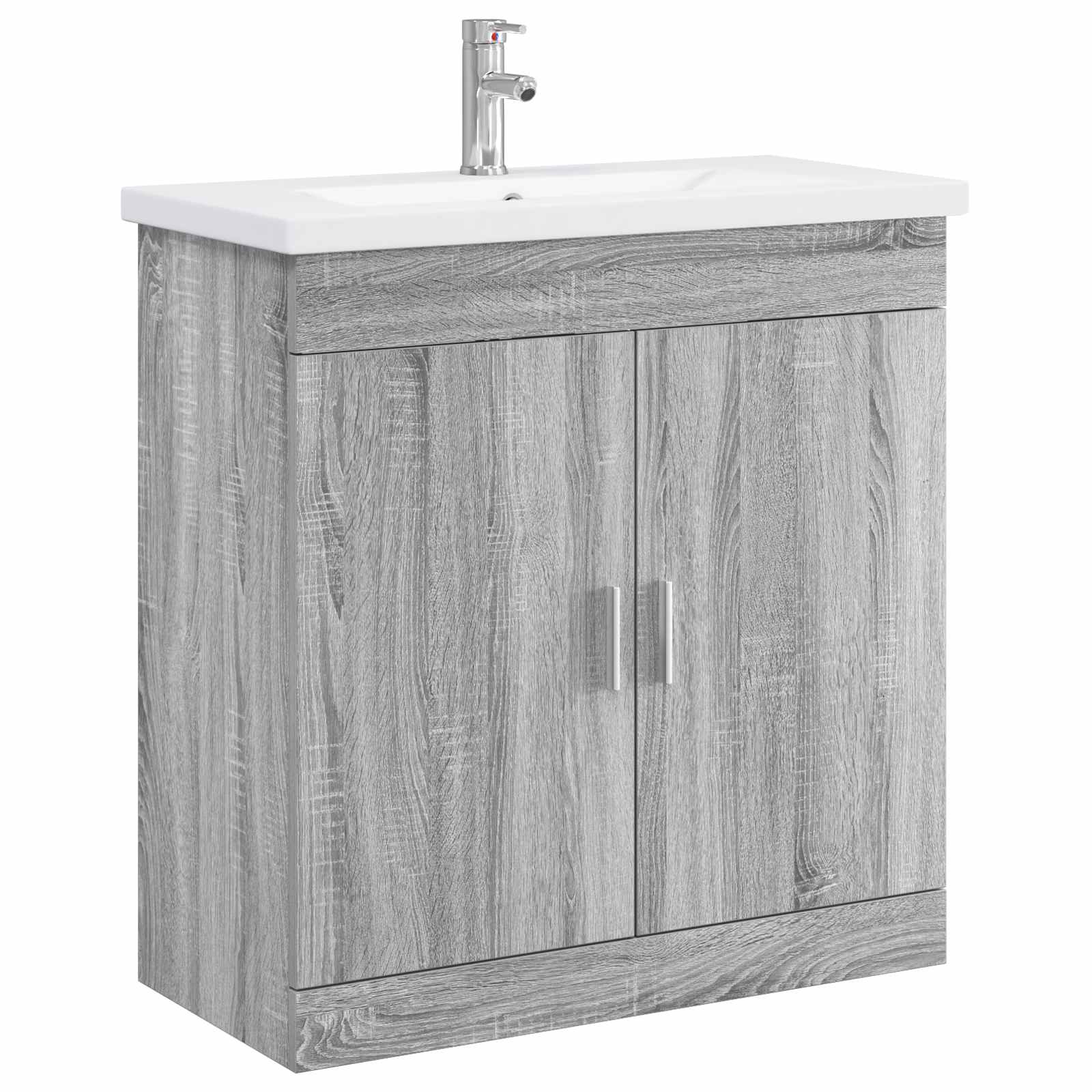 Σετ Επίπλων Μπάνιου Γκρι Sonoma 81 x 40 x 84,5 εκ