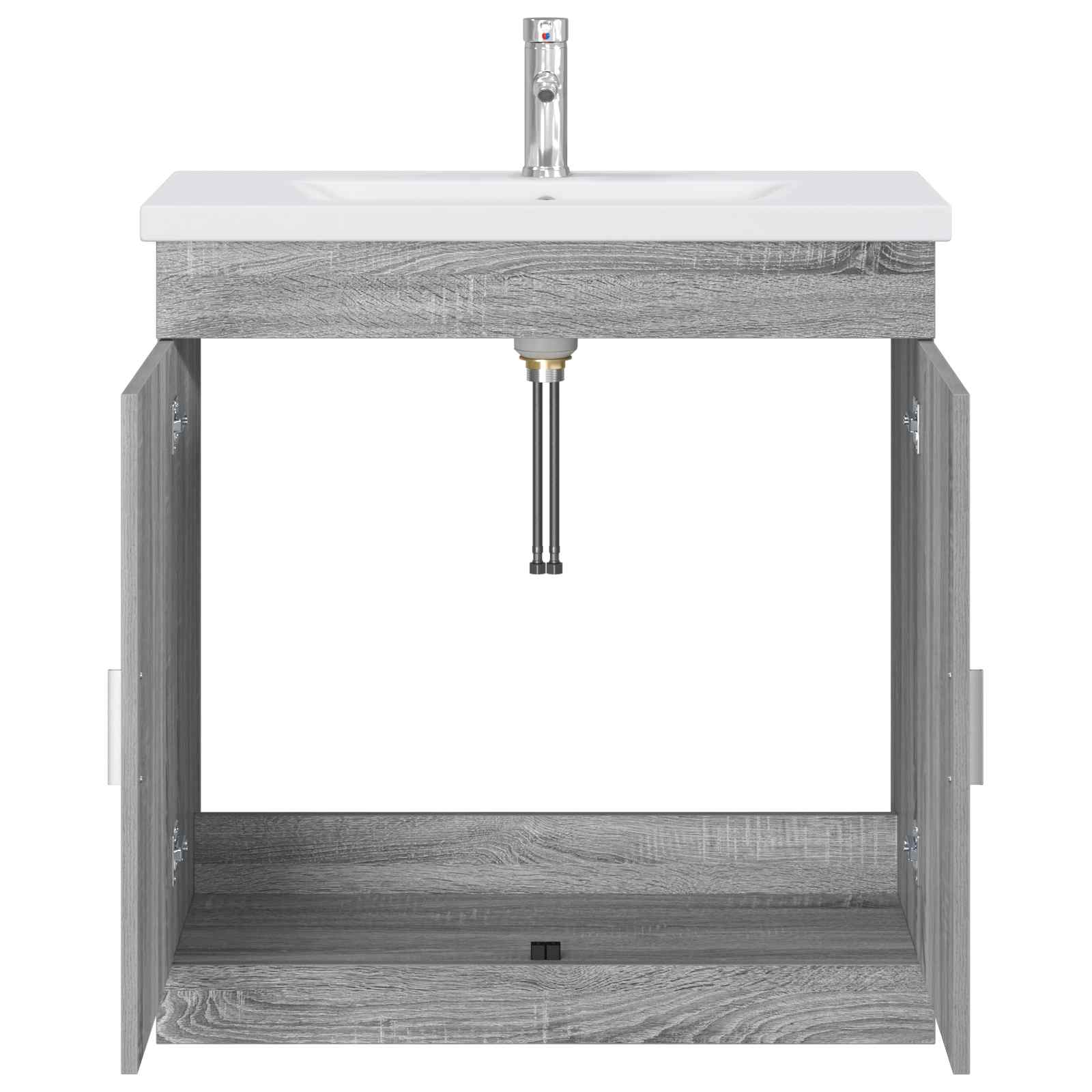 Σετ Επίπλων Μπάνιου Γκρι Sonoma 81 x 40 x 84,5 εκ