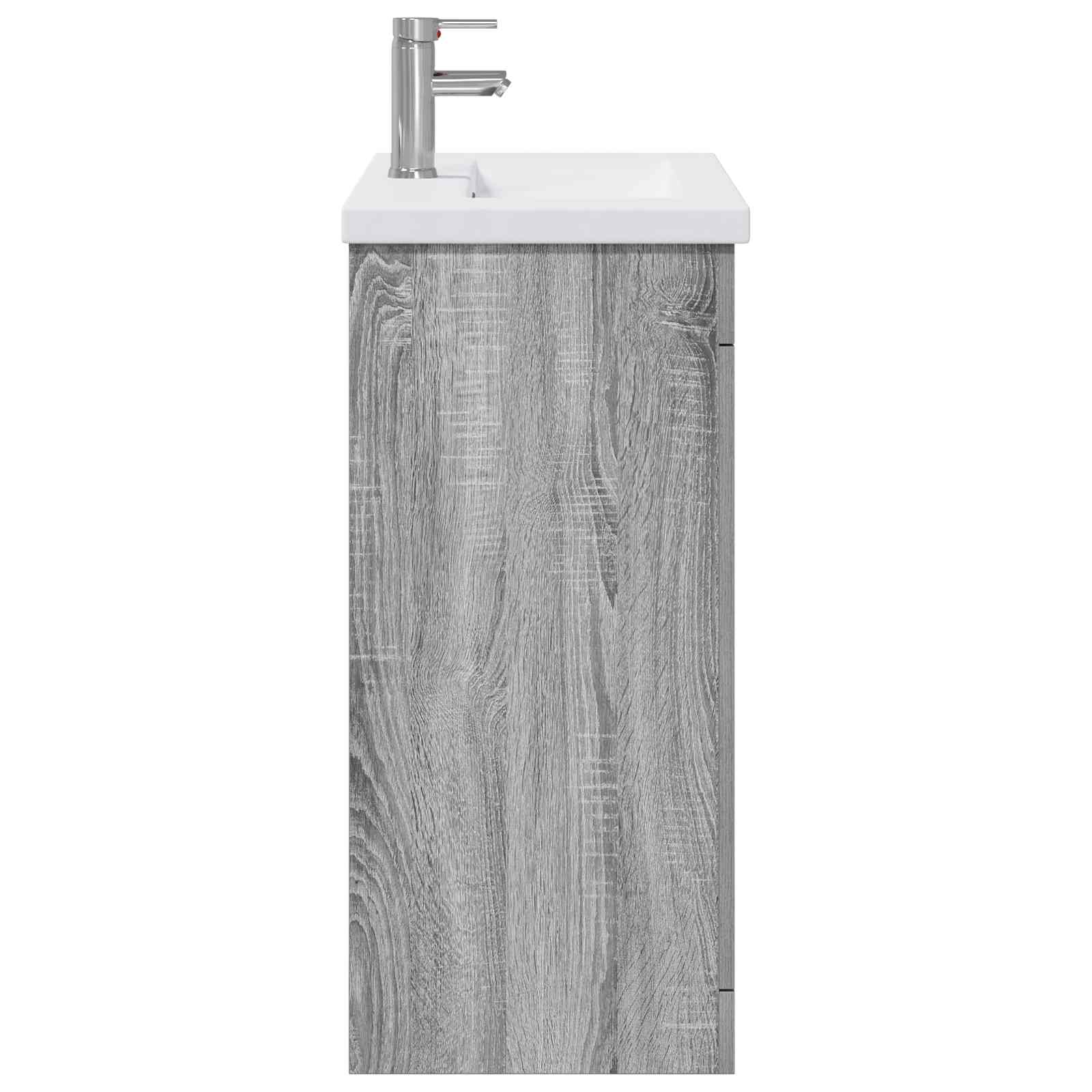 Σετ Επίπλων Μπάνιου Γκρι Sonoma 81 x 40 x 84,5 εκ