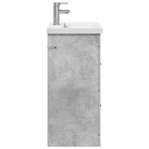 Σετ Επίπλων Μπάνιου Γκρι Σκυροδέματος 61 x 40 x 84,5 εκ - Pakobazaar