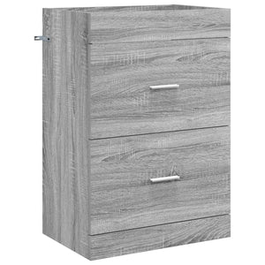 Σετ Επίπλων Μπάνιου Γκρι Sonoma 61 x 40 x 84,5 εκ - Pakobazaar