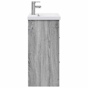 Σετ Επίπλων Μπάνιου Γκρι Sonoma 61 x 40 x 84,5 εκ - Pakobazaar