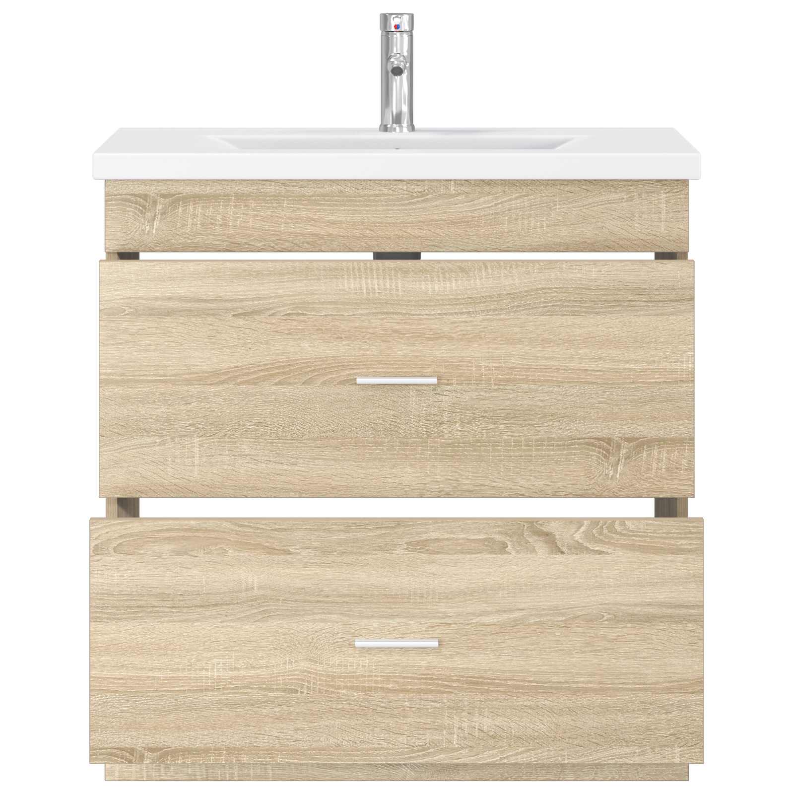 Σετ Επίπλων Μπάνιου Sonoma Δρυς 81 x 40 x 84,5 εκ