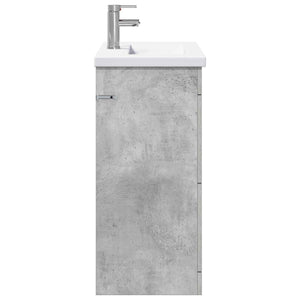 Σετ Επίπλων Μπάνιου Γκρι Σκυροδέματος 81 x 40 x 84,5 εκ - Pakobazaar