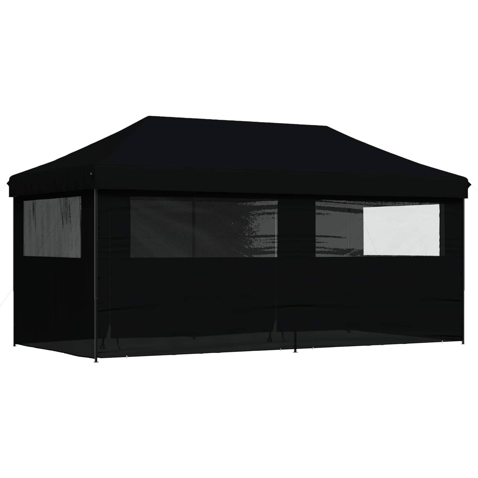 Σκηνή Πάρτυ Μαύρο 292 x 580 x 315 εκ Ύφασμα Όξφορντ - Pakobazaar