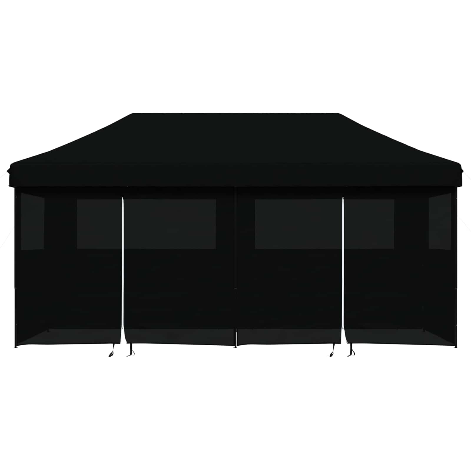 Σκηνή Πάρτυ Μαύρο 292 x 580 x 315 εκ Ύφασμα Όξφορντ - Pakobazaar