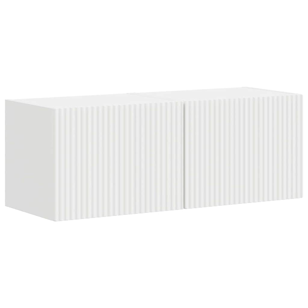 Ντουλάπι Τηλεόρασης Τοίχου 2 pcs Λευκό 60 x 31 x 29.5 εκ - Pakobazaar