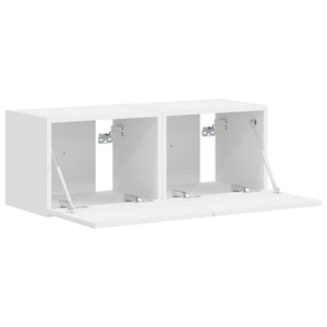Ντουλάπι Τηλεόρασης Τοίχου 2 pcs Λευκό 60 x 31 x 29.5 εκ - Pakobazaar