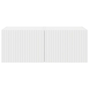 Ντουλάπι Τηλεόρασης Τοίχου 2 pcs Λευκό 60 x 31 x 29.5 εκ - Pakobazaar