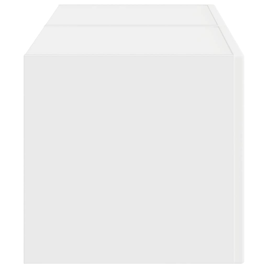 Ντουλάπι Τηλεόρασης Τοίχου 2 pcs Λευκό 60 x 31 x 29.5 εκ - Pakobazaar