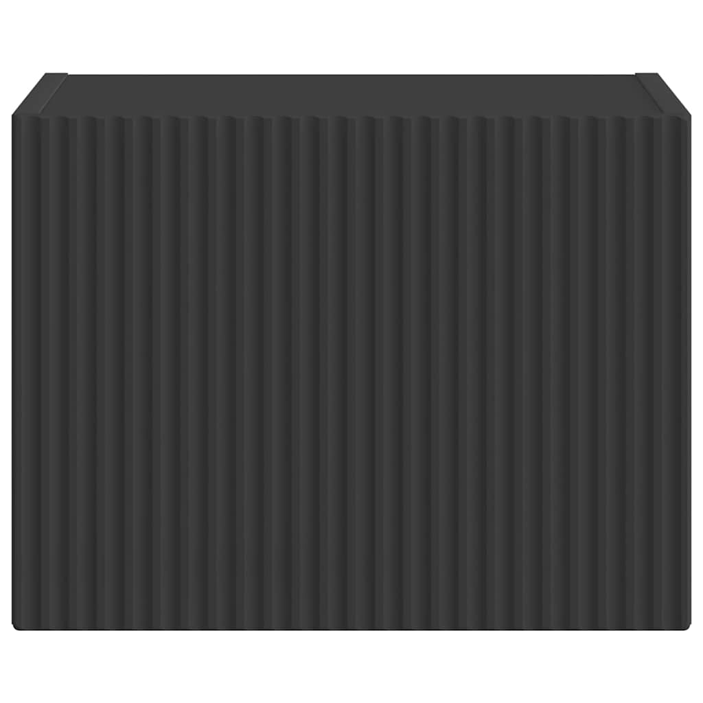 Ντουλάπι Τηλεόρασης Τοίχου Επιτοίχιο Μαύρο 60 x 31 x 29.5 εκ - Pakobazaar