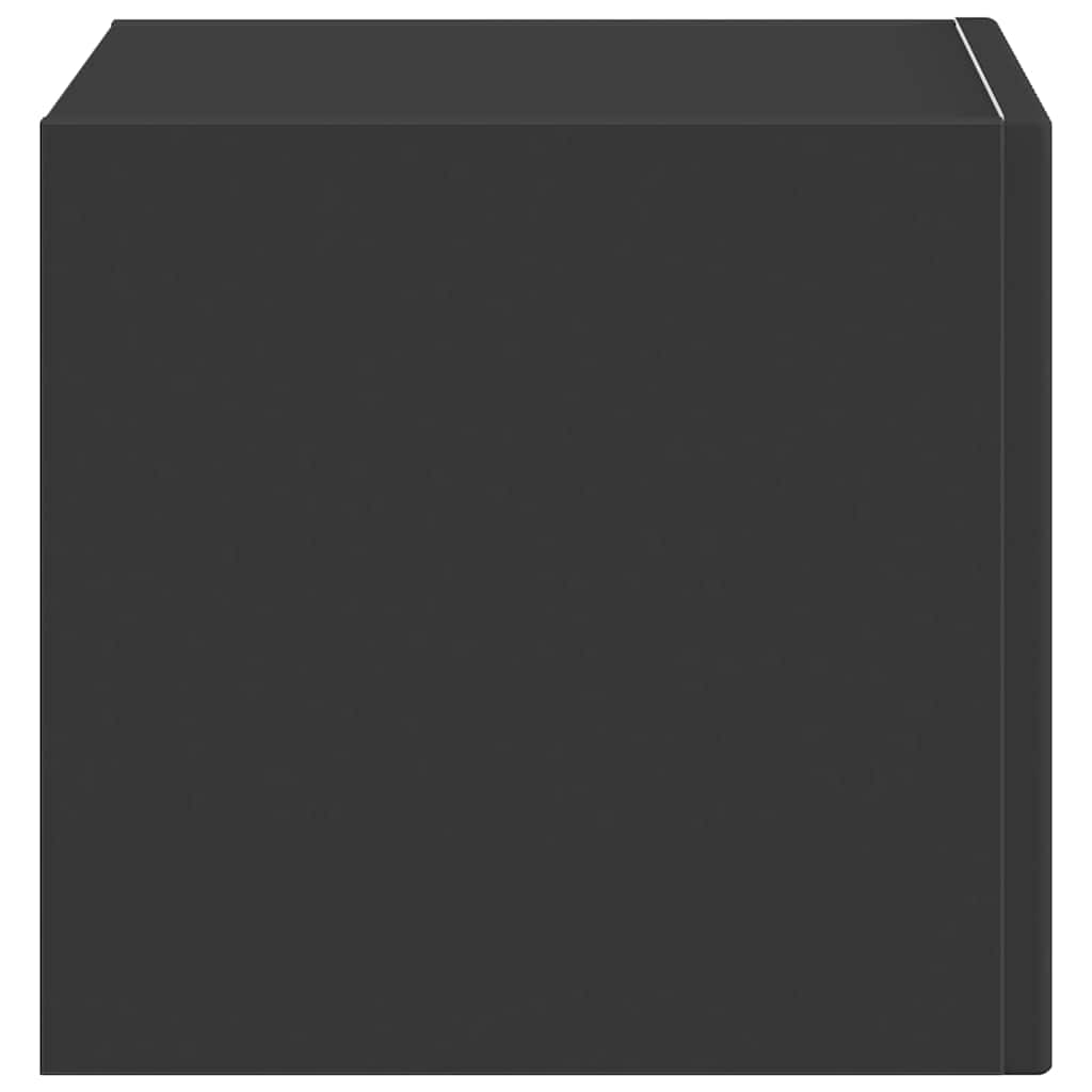 Ντουλάπι Τηλεόρασης Τοίχου Επιτοίχιο Μαύρο 60 x 31 x 29.5 εκ - Pakobazaar