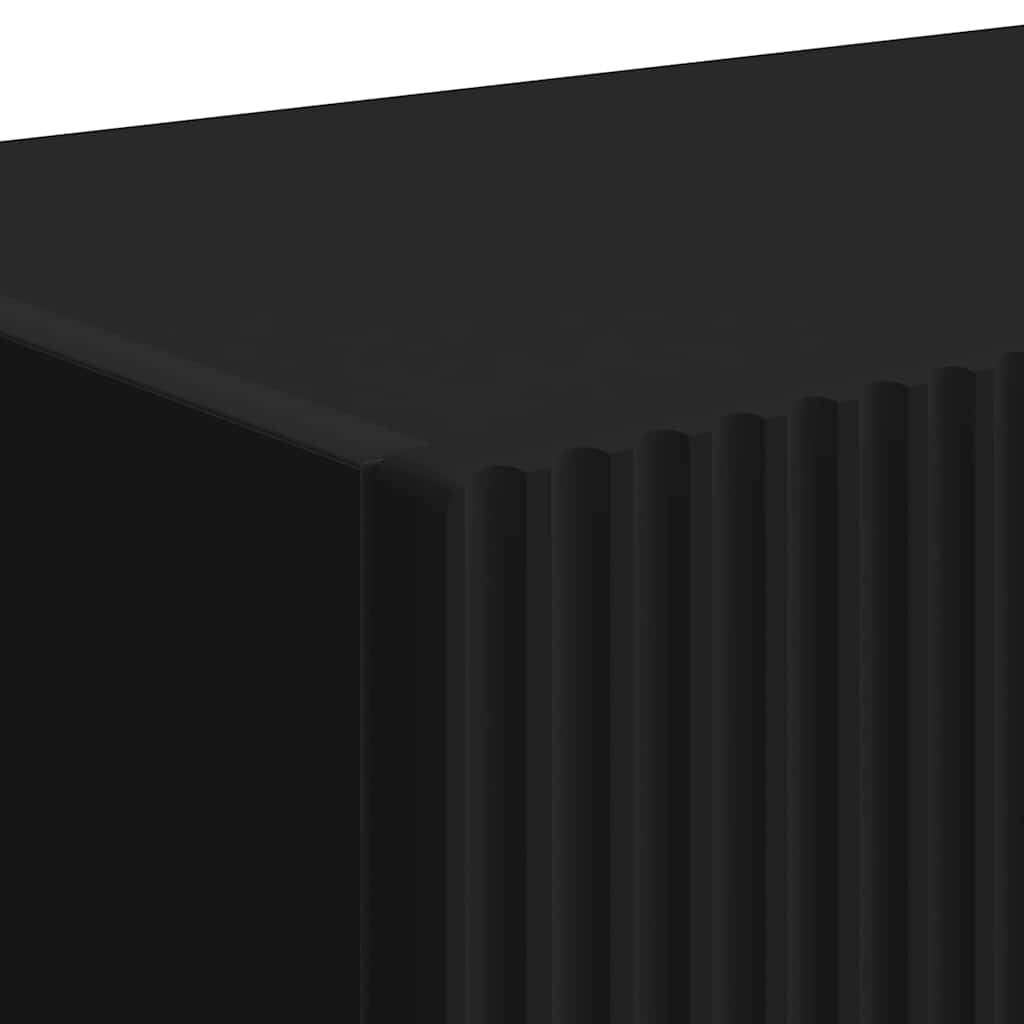 Ντουλάπι Τηλεόρασης Τοίχου 2 pcs Μαύρο 60 x 31 x 29.5 εκ