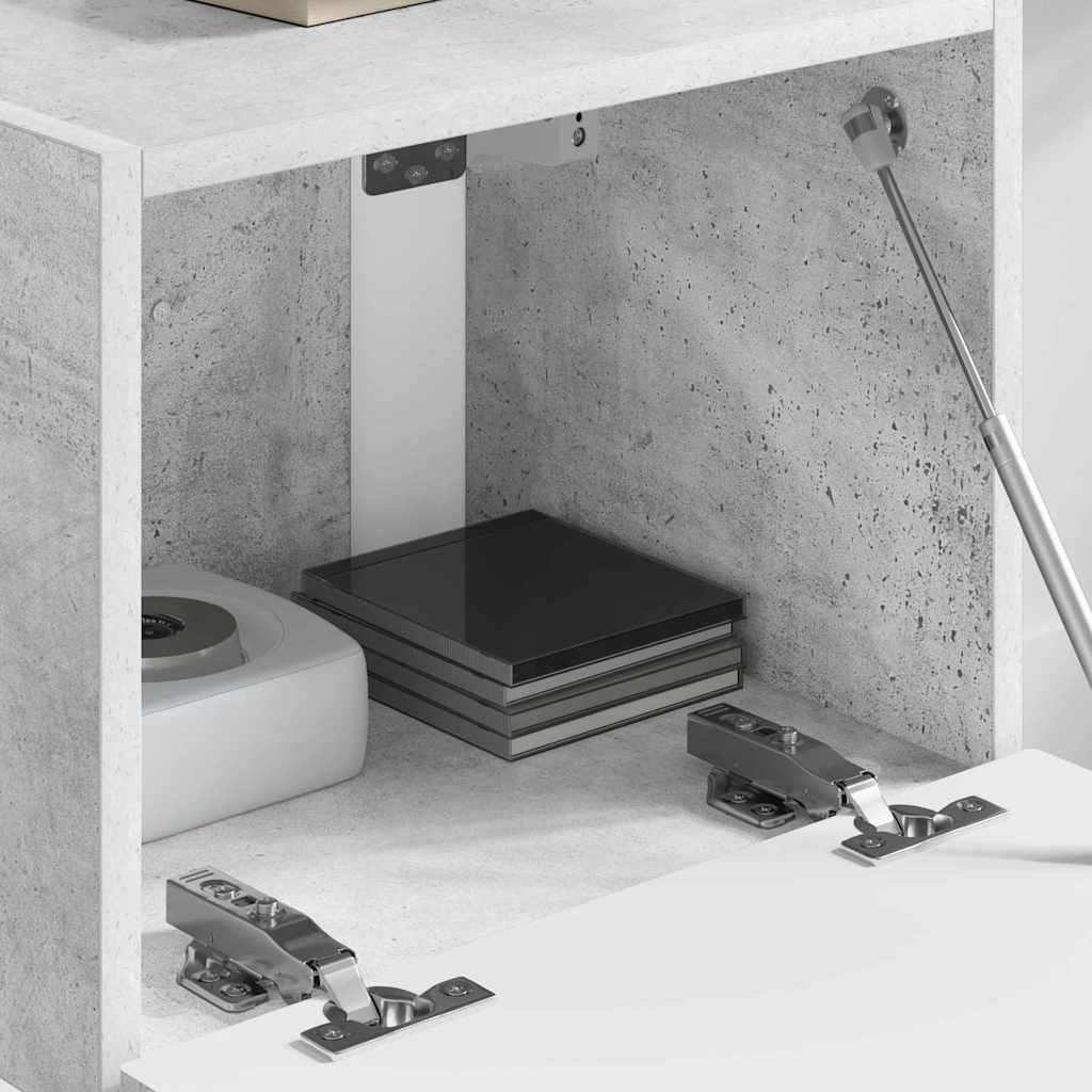 Ντουλάπι Τηλεόρασης Τοίχου Σκυρόδεμα 60 x 31 x 29.5 εκ