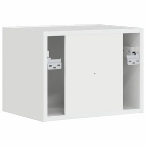 Ντουλάπι Τηλεόρασης Τοίχου 39 x 31 x 29,5 εκ Λαμπερό Λευκό