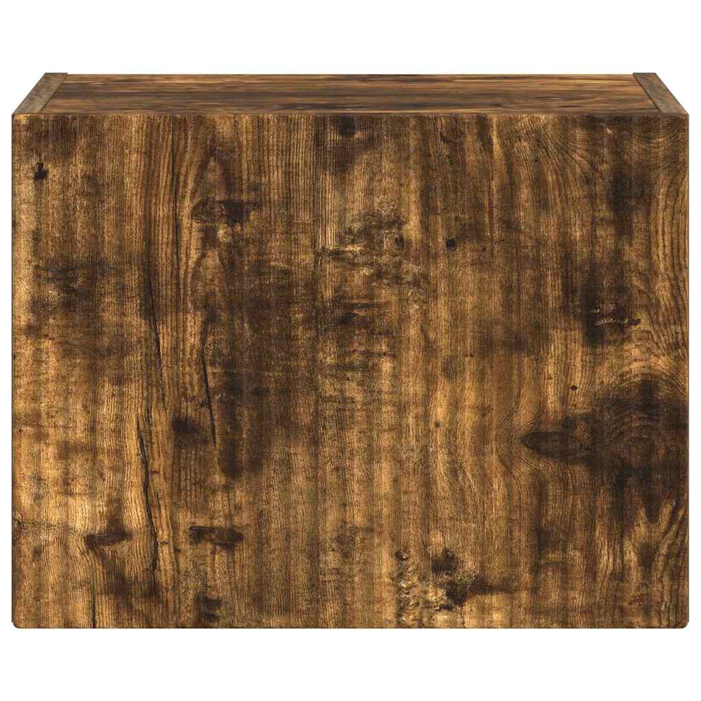 Ντουλάπι Τηλεόρασης Τοίχου Καπνιστό Δρύς 60 x 31 x 29.5 εκ