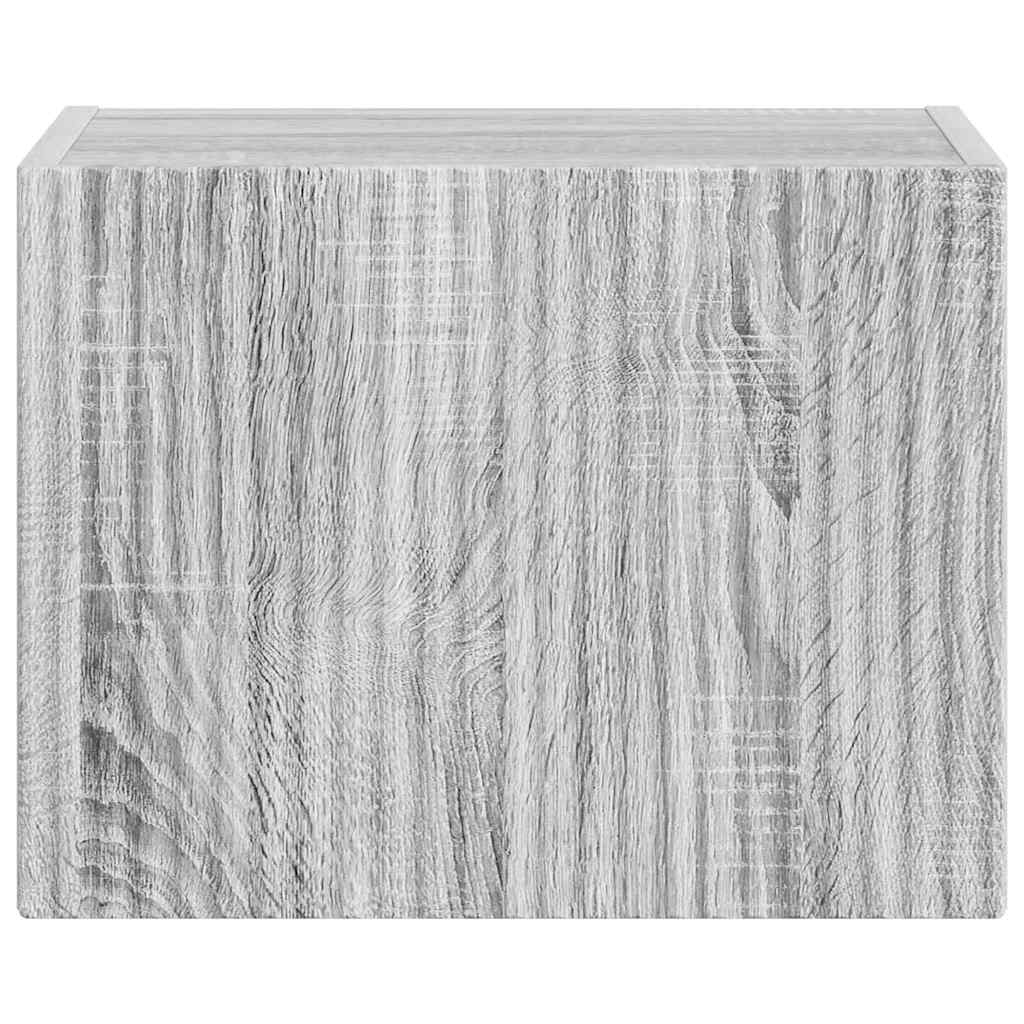 Ντουλάπι Τηλεόρασης Τοίχου Γκρίζο Σονομα 60 x 31 x 29.5 εκ