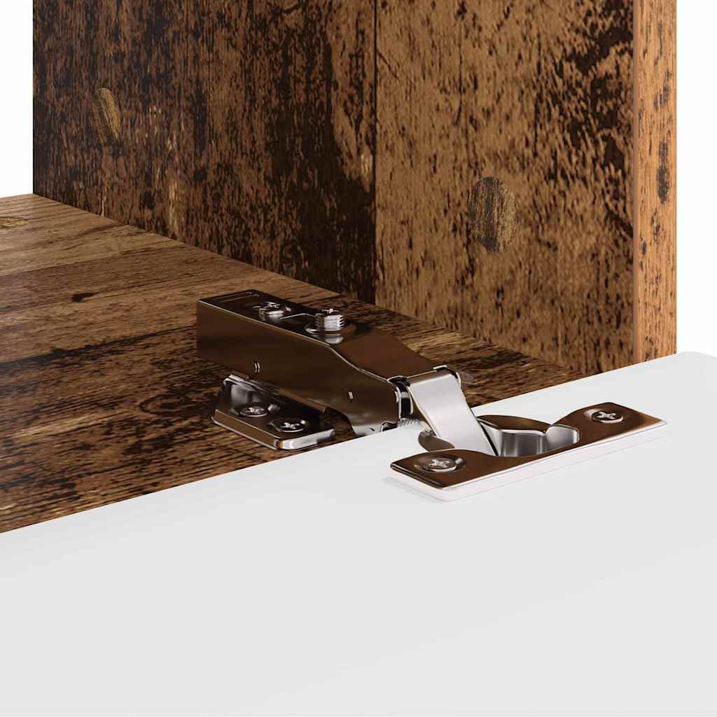 Ντουλάπι Τηλεόρασης Τοίχου Παλιό Ξύλο 60 x 31 x 29.5 εκ