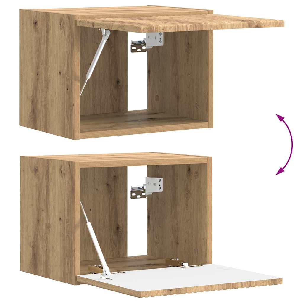 Ντουλάπι Τηλεόρασης Τοίχου Καρυδιά Χειροποίητης Εργασίας