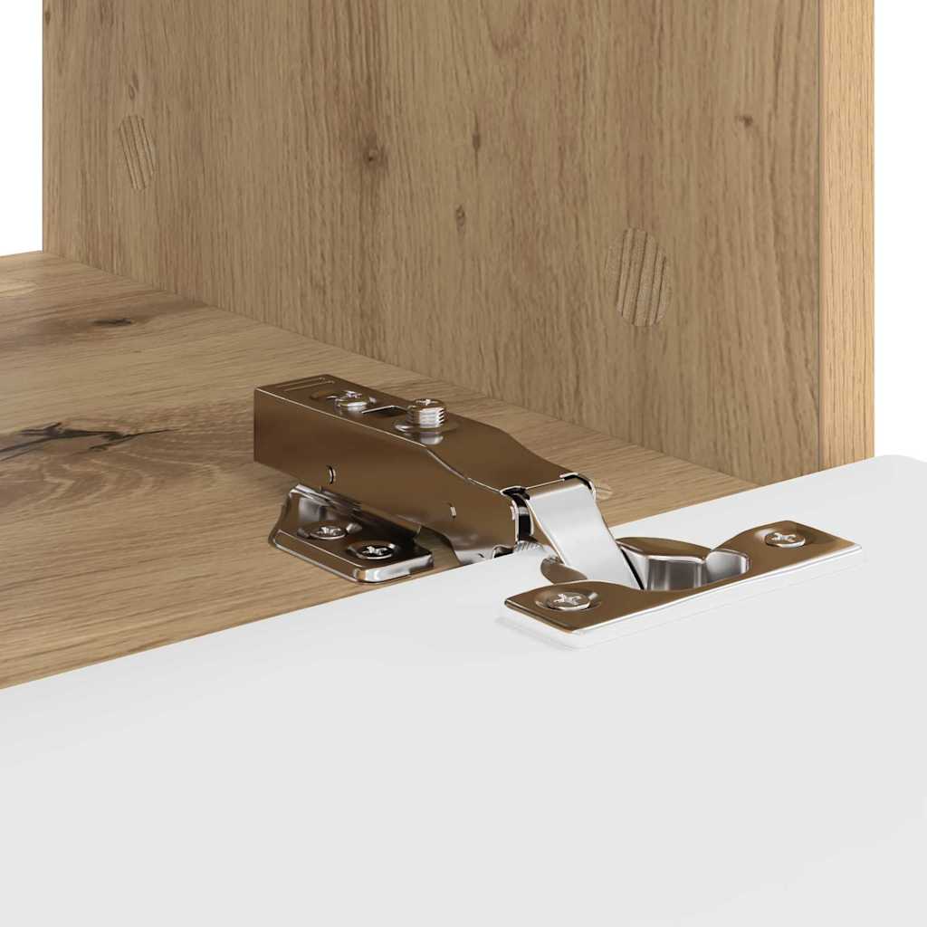 Ντουλάπι Τηλεόρασης Τοίχου 2 pcs Καρυδιά Χειροποίητης Εργασίας