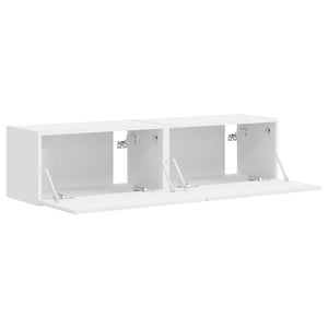 Ντουλάπι Τηλεόρασης Τοίχου 2 pcs Λευκό 60 x 31 x 29.5 εκ - Pakobazaar