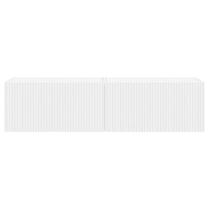 Ντουλάπι Τηλεόρασης Τοίχου 2 pcs Λευκό 60 x 31 x 29.5 εκ - Pakobazaar