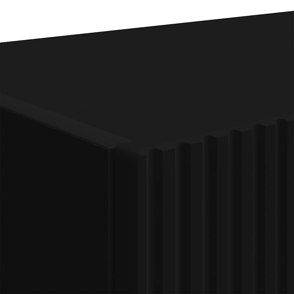 Ντουλάπι Τηλεόρασης Τοίχου Επιτοίχιο Μαύρο 60 x 31 x 29.5 εκ