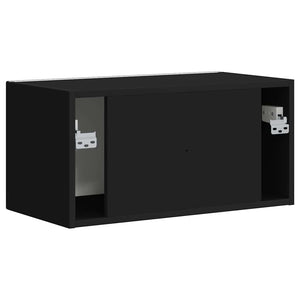 Ντουλάπι Τηλεόρασης Τοίχου 60 x 31 x 29,5 εκ Μαύρο - Pakobazaar