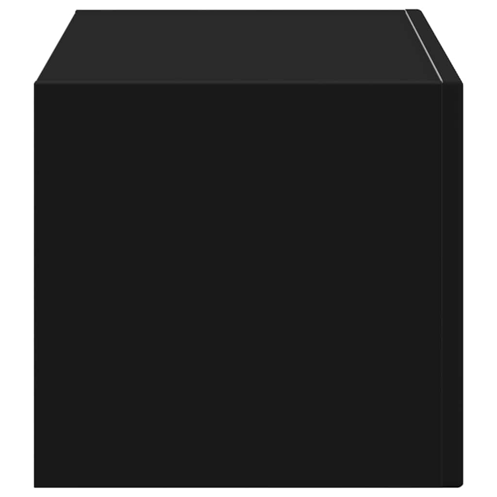 Ντουλάπι Τηλεόρασης Τοίχου Επιτοίχιο Μαύρο 60 x 31 x 29.5 εκ