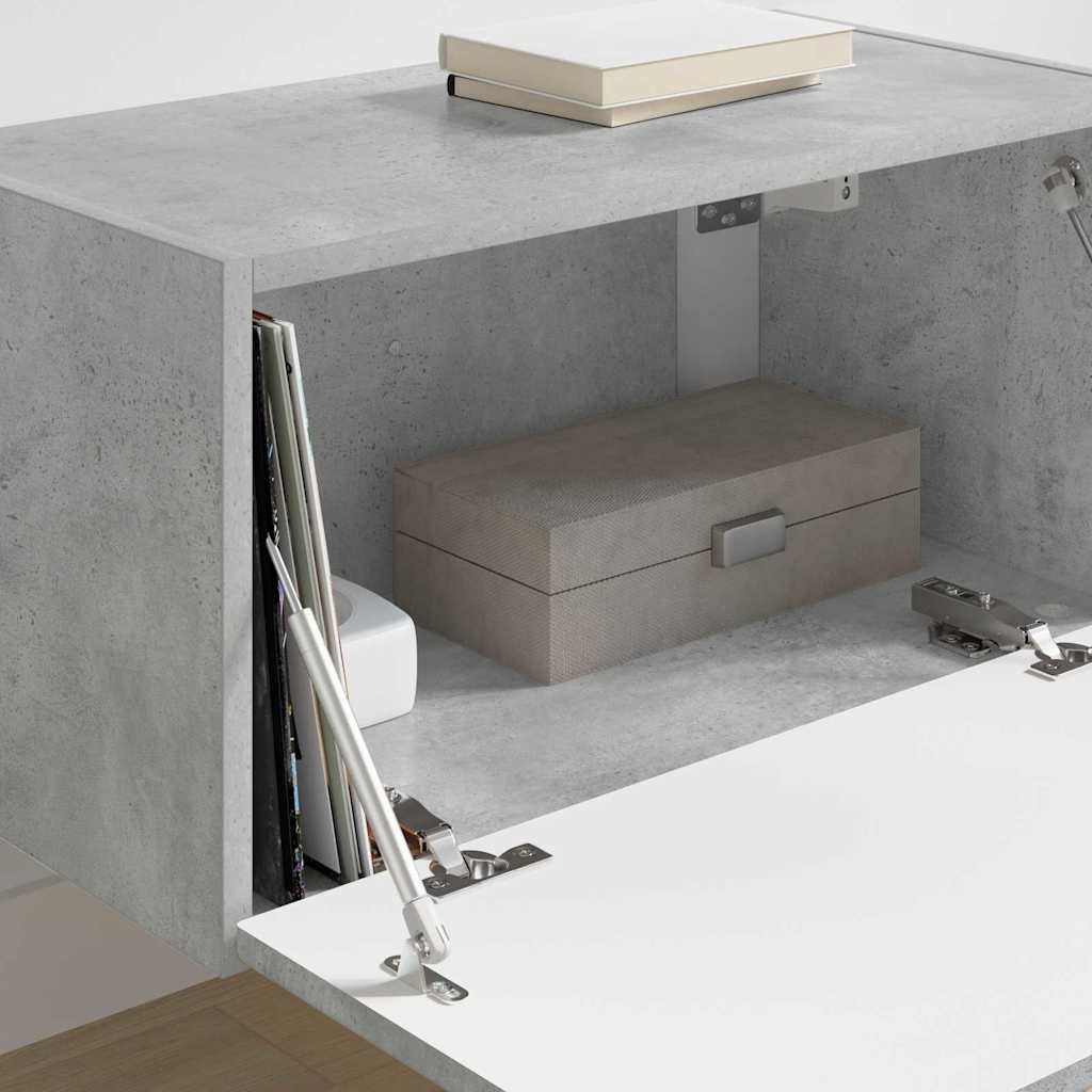 Ντουλάπι Τηλεόρασης Τοίχου Σκυρόδεμα 60 x 31 x 29.5 εκ