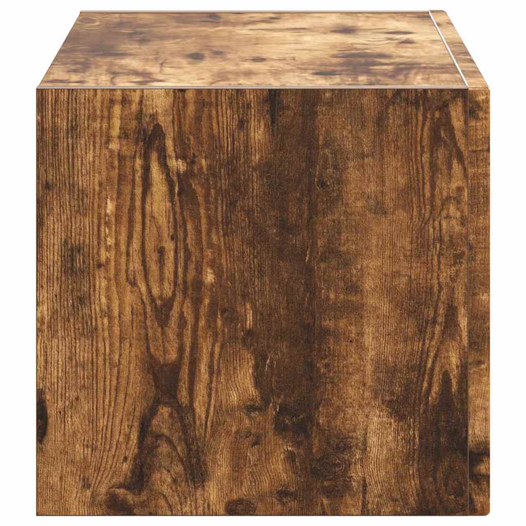 Ντουλάπι Τηλεόρασης Τοίχου Καπνιστό Δρύς 60 x 31 x 29.5 εκ