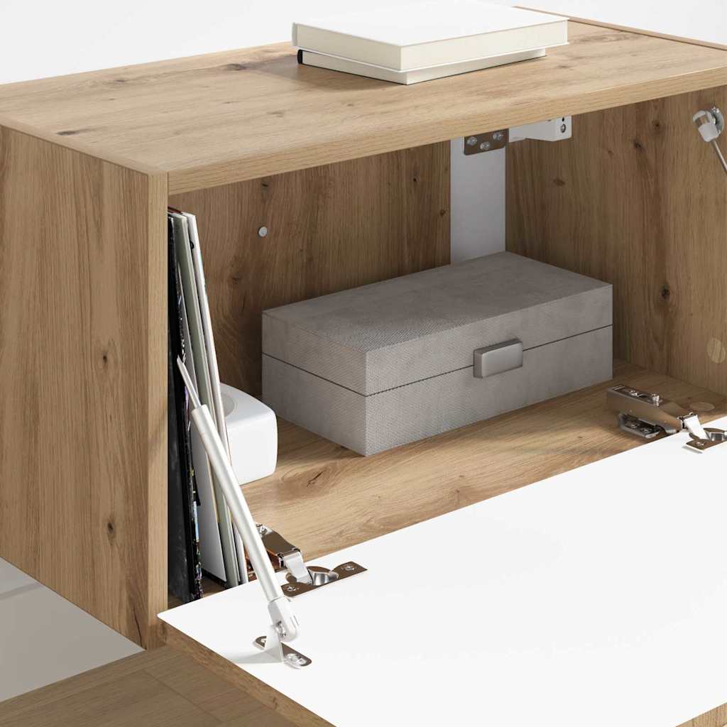 Ντουλάπι Τηλεόρασης Τοίχου Καρυδιά Χειροποίητης Εργασίας