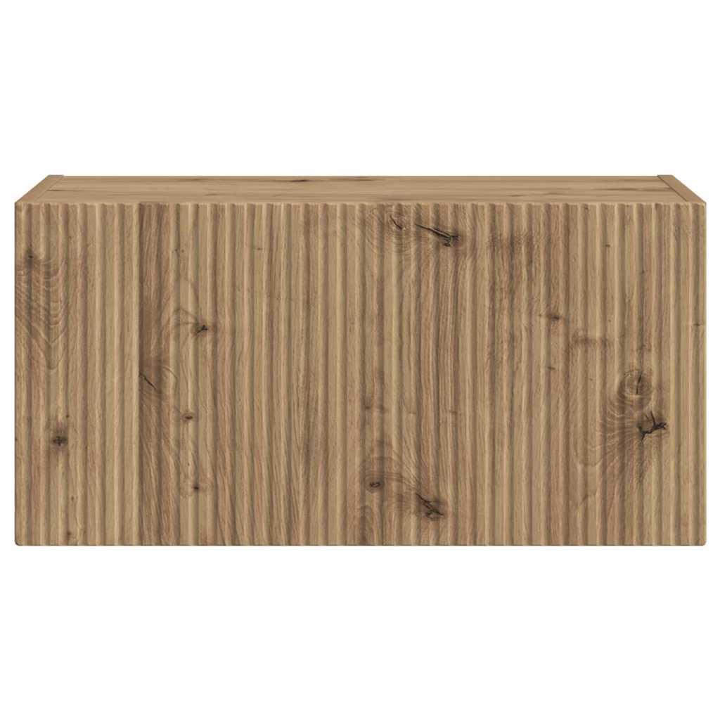 Ντουλάπι Τηλεόρασης Τοίχου Καρυδιά Χειροποίητης Εργασίας