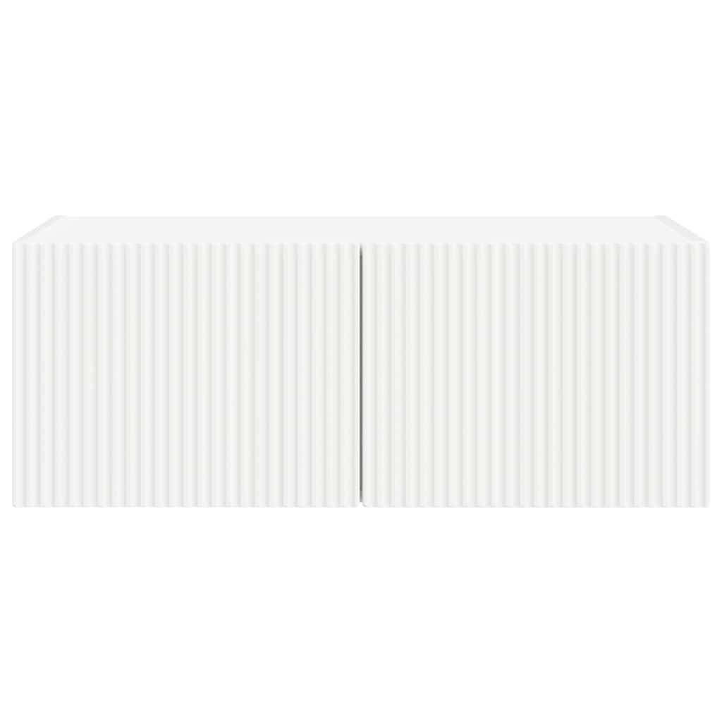 Ντουλάπι Τηλεόρασης Τοίχου Επιτοίχιο Λευκό 60 x 31 x 29.5 εκ - Pakobazaar