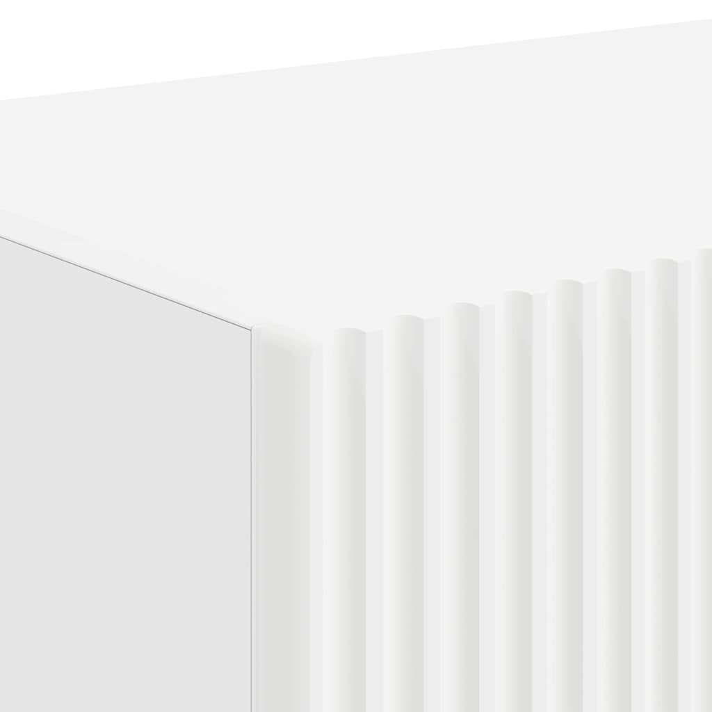 Ντουλάπι Τηλεόρασης Τοίχου 2 pcs Λευκό 60 x 31 x 29.5 εκ - Pakobazaar