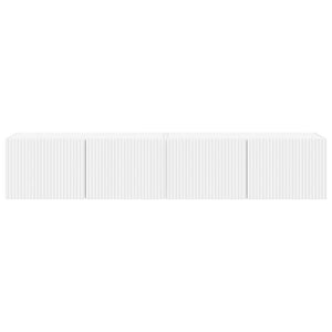 Ντουλάπι Τηλεόρασης Τοίχου 2 pcs Λευκό 60 x 31 x 29.5 εκ - Pakobazaar