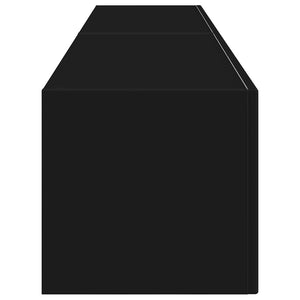 Ντουλάπι Τηλεόρασης Τοίχου 2 pcs Μαύρο 60 x 31 x 29.5 εκ - Pakobazaar